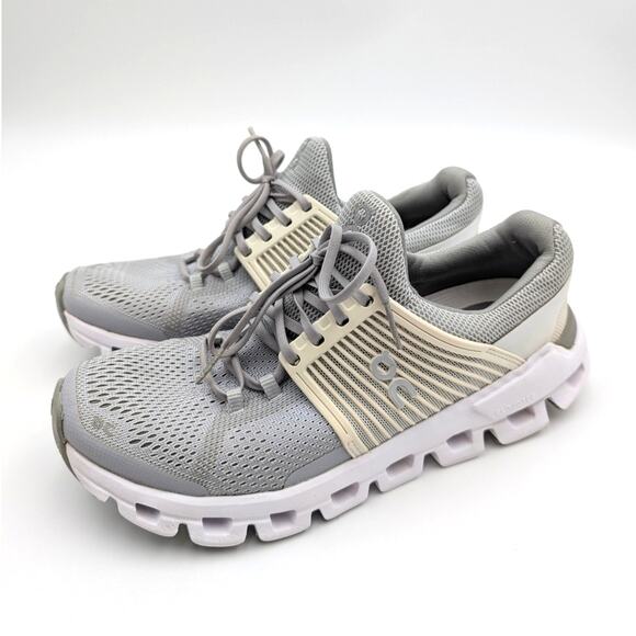 On Running Cloud Swift Women's Sneaker Shoes Glacier Gray/White Size US8 EU39 - Picture 1 of 12